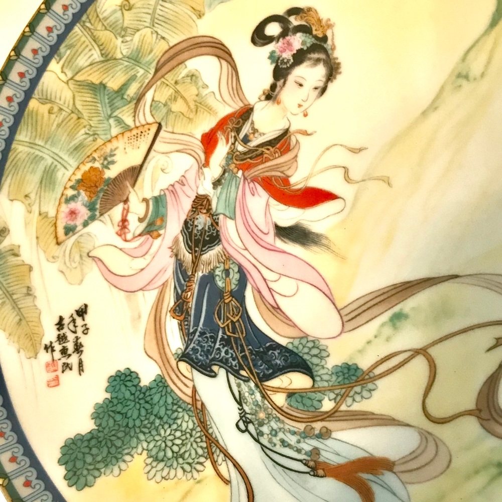 1985 Handpainted Plate View 6